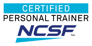 شارة اعتماد NCSF — مدرّب شخصي معتمد